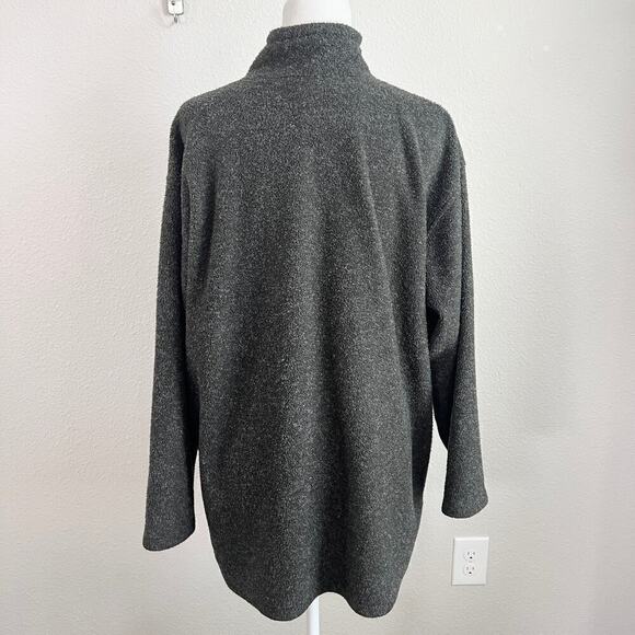 Victoria's Secret Country Vintage Fleece Pullover Women's M Gray Sweater Jacket - Picture 4 of 6